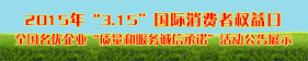 2015年“315”國際消費者權(quán)益日“質(zhì)量和服務(wù)誠信承諾”活動企業(yè)展示